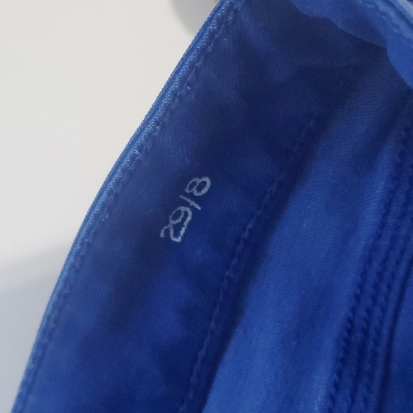 Stylus jeans women's size 8 bright blue skinny ankle cotton blend 2% stretch - Picture 10 of 12